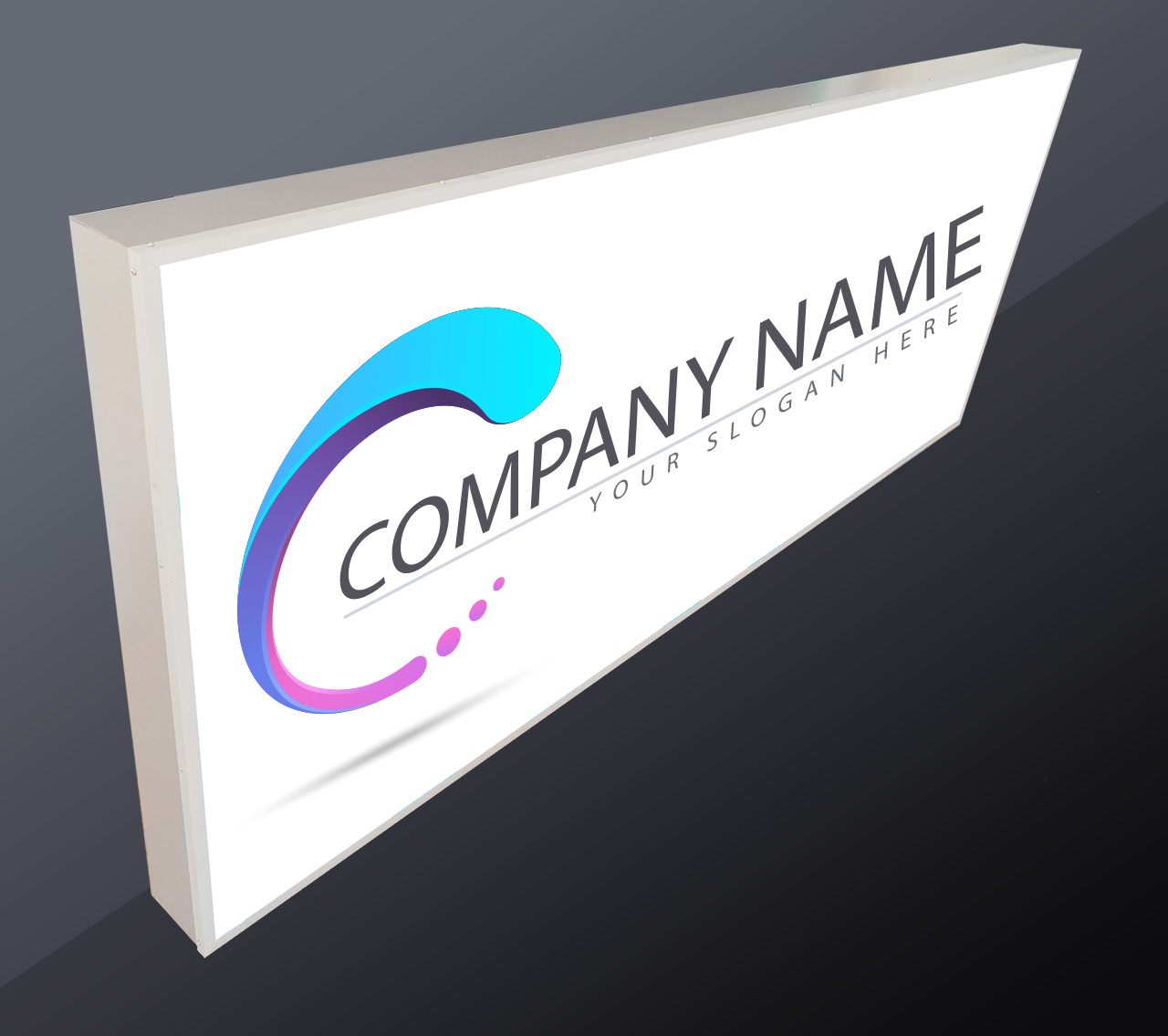 Insegna monofacciale classica